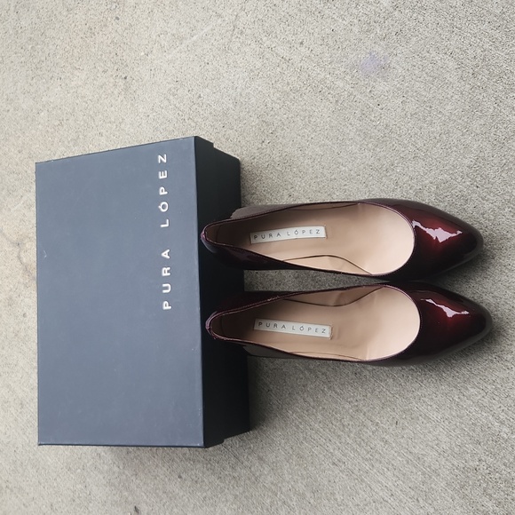 Pura Lopez red patent heels - Picture 3 of 13